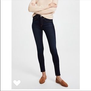 Rag & Bone High Rise Skinny Ankle Jeans